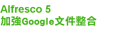 Alfresco加強Google文件整合